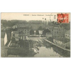 carte postale ancienne 55 VERDUN. Quartier Anthouard Chevaux et canons. Guerre 1914-18