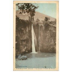 carte postale ancienne 12 SAINT-ROME-DE-TARN. Cascade des Beaumes et Grottes
