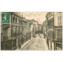 carte postale ancienne 55 VERDUN. Rue Mazel Nouvelles Galeries 1912