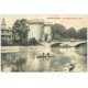 carte postale ancienne 55 VERDUN. Tour Pont Chaussée 1913 Pêcheurs sur barque et Canoetiste 1915