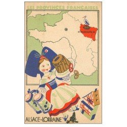 57 ALSACE LORRAINE. Carte notice produit par Lion Noir