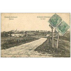 57 AVRICOURT ALLEMAND. La Gare 1913