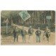 carte postale ancienne 57 LAFRIMBOLE LASCEMBORN. Frontière Route à Cirey 1908 Douaniers