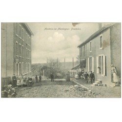 carte postale ancienne 57 MONTOIS-LA-MONTAGNE. Frontière 1906
