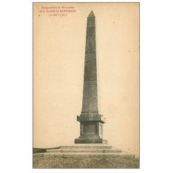 carte postale ancienne 57 MORHANGE. Monument de la Bataille