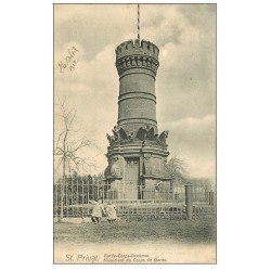 carte postale ancienne 57 SAINT-PRIVAT. Garde Corps Denkmal 1912