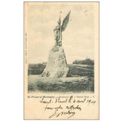 carte postale ancienne 57 SAINT-PRIVAT-LA-MONTAGNE 1904