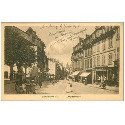 carte postale ancienne 57 SARREBOURG SAARBURG. Langestrasse 1919