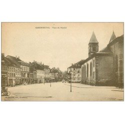 carte postale ancienne 57 SARREBOURG. Place du Marché 1919