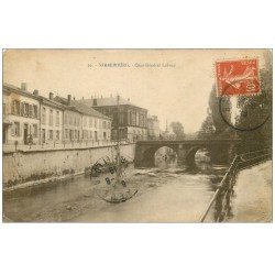 carte postale ancienne 57 SARREBOURG. Quai Général Lebrun 1919