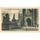 carte postale ancienne 57 METZ. Cathédrale Portail de la Vierge et Monument Fabert