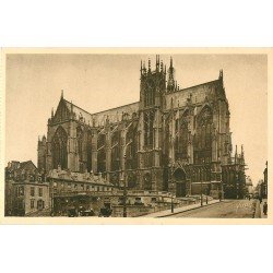 carte postale ancienne 57 METZ. Cathédrale Abside