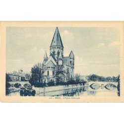 carte postale ancienne 57 METZ. Eglise Réformée. Kirche