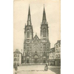 carte postale ancienne 57 METZ. Eglise Sainte-Ségolène 1918