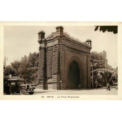 carte postale ancienne 57 METZ. La Porte Serpentoise 1918