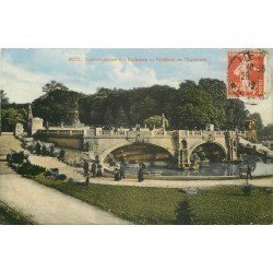 carte postale ancienne 57 METZ. Esplanade Fontaines 1912