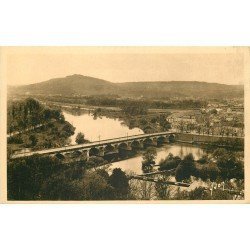 carte postale ancienne 57 METZ. Le Pont des Morts et Mont Saint-Quentin