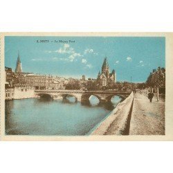 carte postale ancienne 57 METZ. Moyen Pont 2