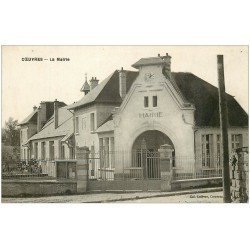 carte postale ancienne 02 COEUVRES. La Mairie