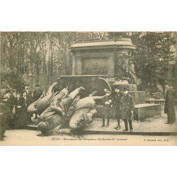 57 METZ. Monument Empereur Guillaume renversé