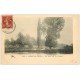 carte postale ancienne 58 CERCY-LA-TOUR. Vaches au bord de la Canne 1907