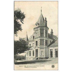 carte postale ancienne 58 CHATEAU DE CHAMPIGNY 1906