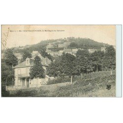 carte postale ancienne 58 CHATEAU-CHINON. La Montagne du Calvaire 1905