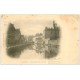 carte postale ancienne 58 CLAMECY. Canal et Pont Tournant 1904