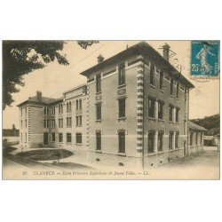 carte postale ancienne 58 CLAMECY. Ecole de Jeunes Filles 1920