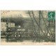 carte postale ancienne 58 CLAMECY. Les Ponts Verts 1910