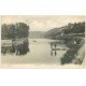 carte postale ancienne 58 CLAMECY. Pêcheur Bords de l'Yonne 1917