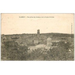 carte postale ancienne 58 CLAMECY. Vue des Coteaux de la Route d'Armes 1934