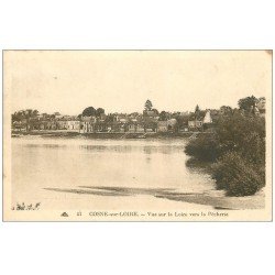 carte postale ancienne 58 COSNE-SUR-LOIRE. La Pêcherie
