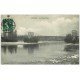 carte postale ancienne 58 COSNE-SUR-LOIRE. Le Grand Pont 1918