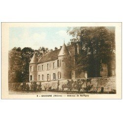 carte postale ancienne 58 GACOGNE. Château de Raffigny