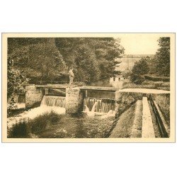 carte postale ancienne 58 LAC DES SETTONS. Les Déversoirs