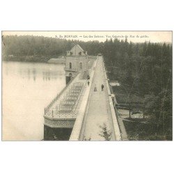 carte postale ancienne 58 LAC DES SETTONS. Mur de Garde 1906