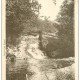 carte postale ancienne 58 LE CHATELET. Cascade du Moulin des Granges 1949