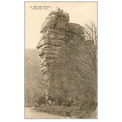 carte postale ancienne 58 LE MORVAN. La Roche du Chien