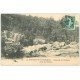 carte postale ancienne 58 LE MORVAND. Descente du Chalaux dans les Roches 1909