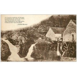 carte postale ancienne 58 LE SAULT DU GOULDUX. Moulin à Eau 1928