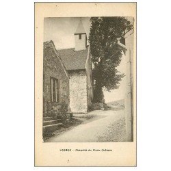 carte postale ancienne 58 LORMES. Chapelle du Vieux Château