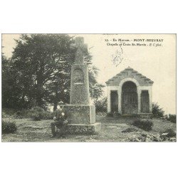 58 MONT-BEUVRAY. Chapelle et Croix Saint-Martin 1910