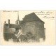 carte postale ancienne 58 MOULINS-ENGILBERT. Ruines du Château 1904