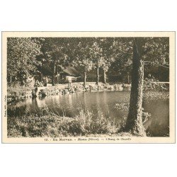carte postale ancienne 58 MOUX. Etang de Chazelle