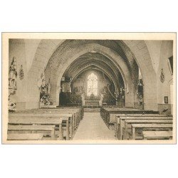 carte postale ancienne 58 MOUX. L'Eglise intérieur