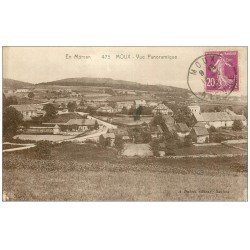 carte postale ancienne 58 MOUX. Vue panoramique 1933