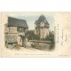 carte postale ancienne 58 NEVERS. Avant-porte et Porte de Croux . Timbre 1 Centime1903. Carte colorisée