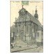 carte postale ancienne 58 NEVERS. Chapelle de la Visitation 1907 avec Ouvriers Tailleurs de pierres