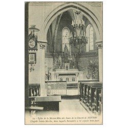 carte postale ancienne 58 NEVERS. Chapelle Sainte-Marthe Eglise Maison Mère
